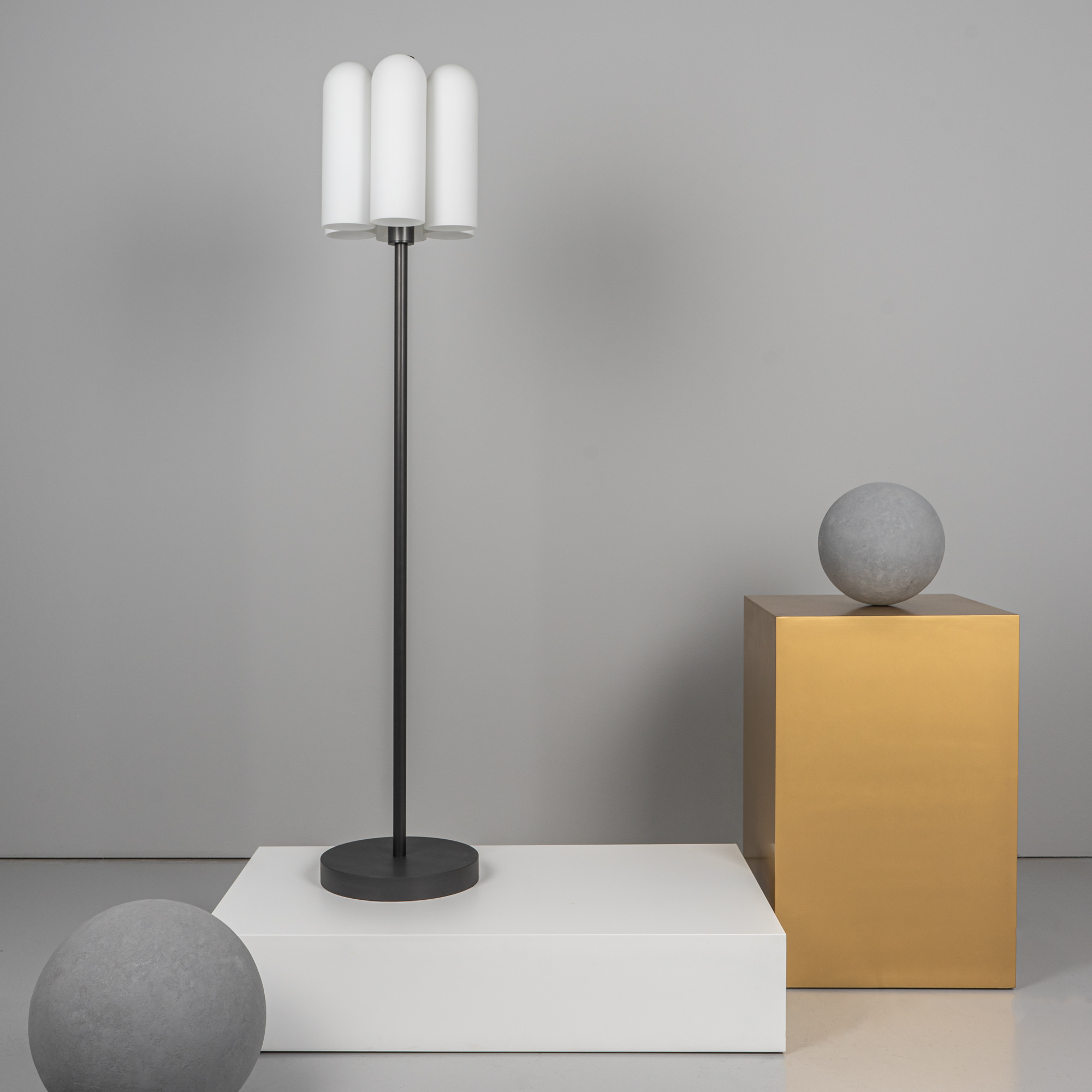 Schwung Odyssey 6 Floor Lamp - Opal Mat Glass
