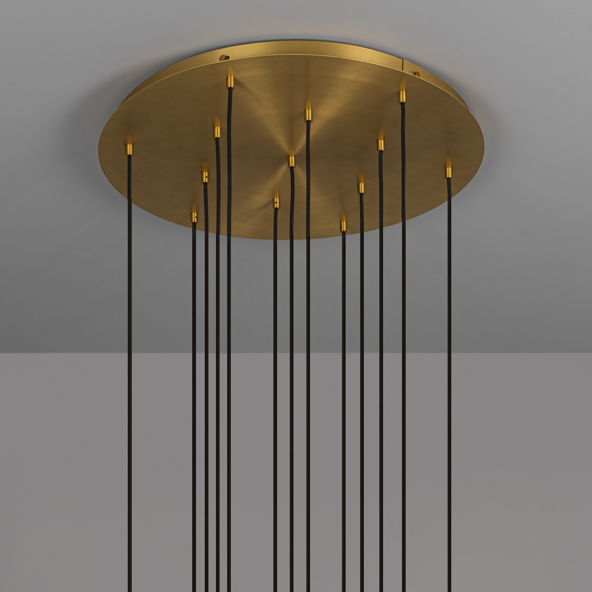 Schwung Odyssey Cluster 13 Light Chandelier - Opal Mat Glass
