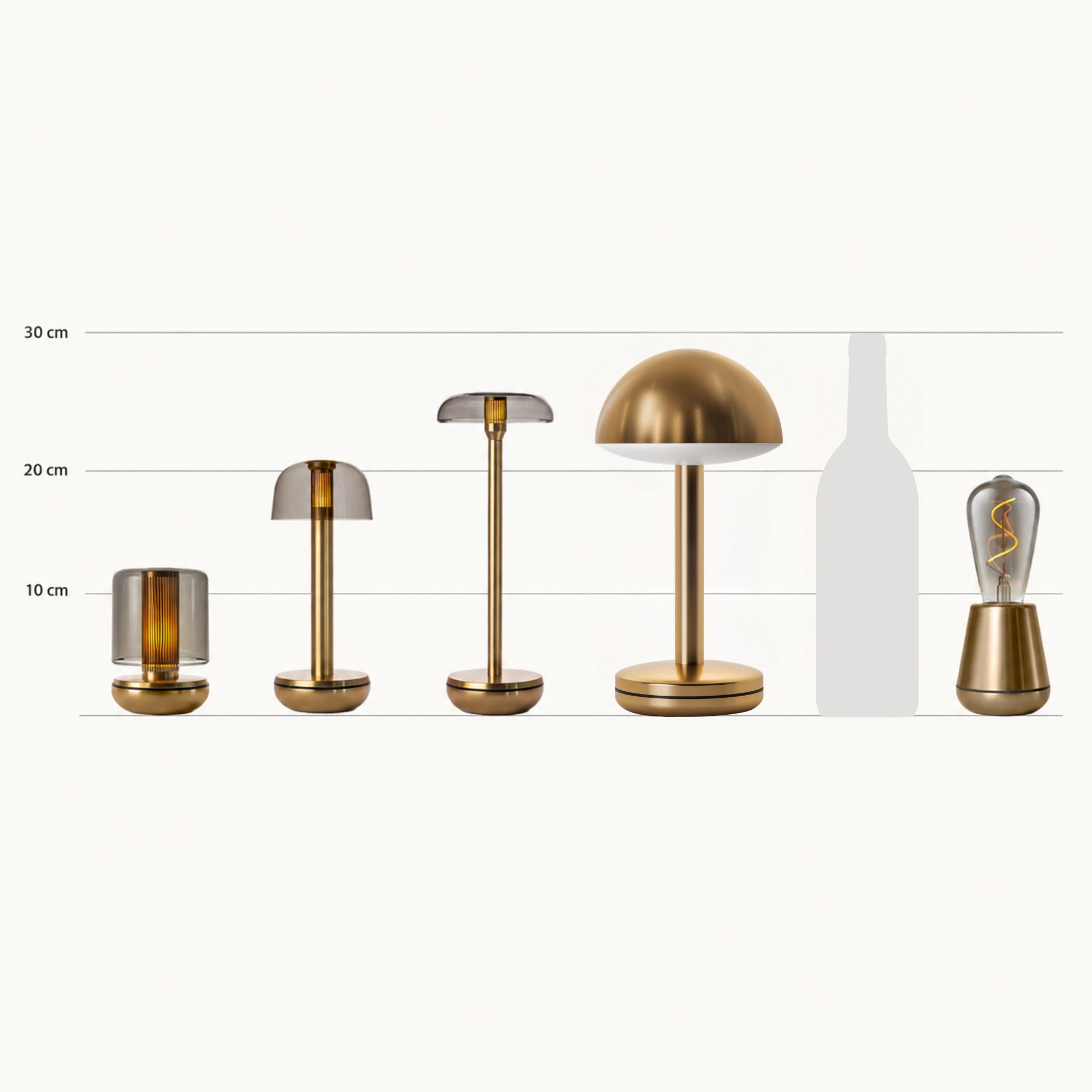 Humble Two Table Light - Gold