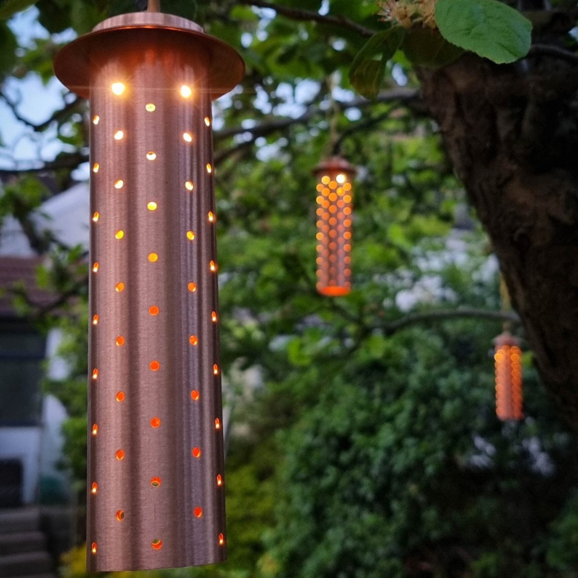 Starry IP67 LED Outdoor Hanging Light - Copper