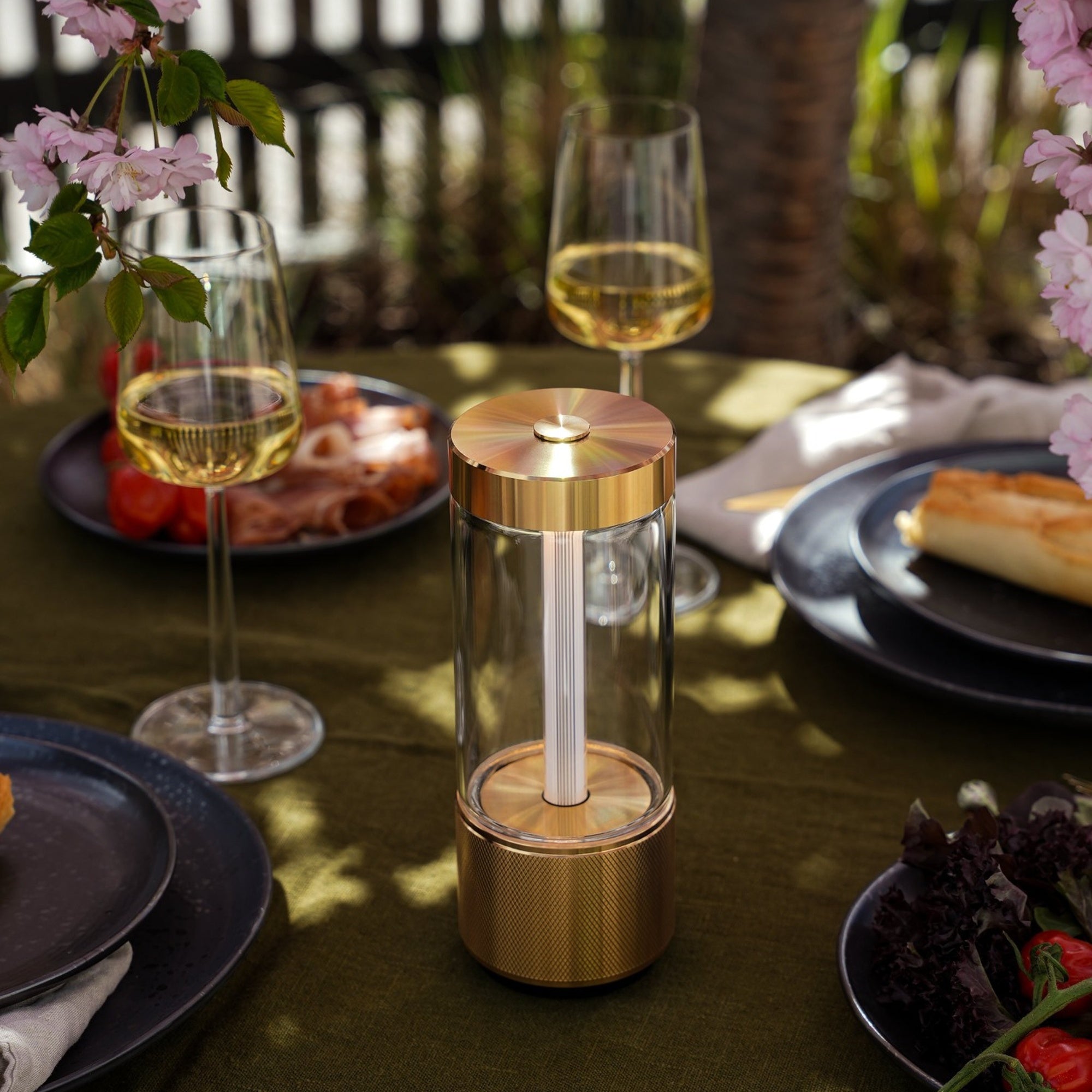 Buster + Punch Takeout Portable LED Table Light - Cross Knurl Detail