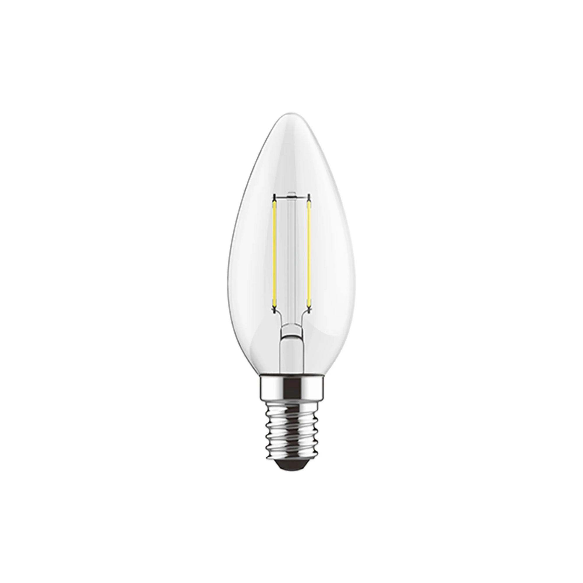 Luxram Value Classic 2W LED Candle E27 Warm White - 3000K (Non-Dimmable)