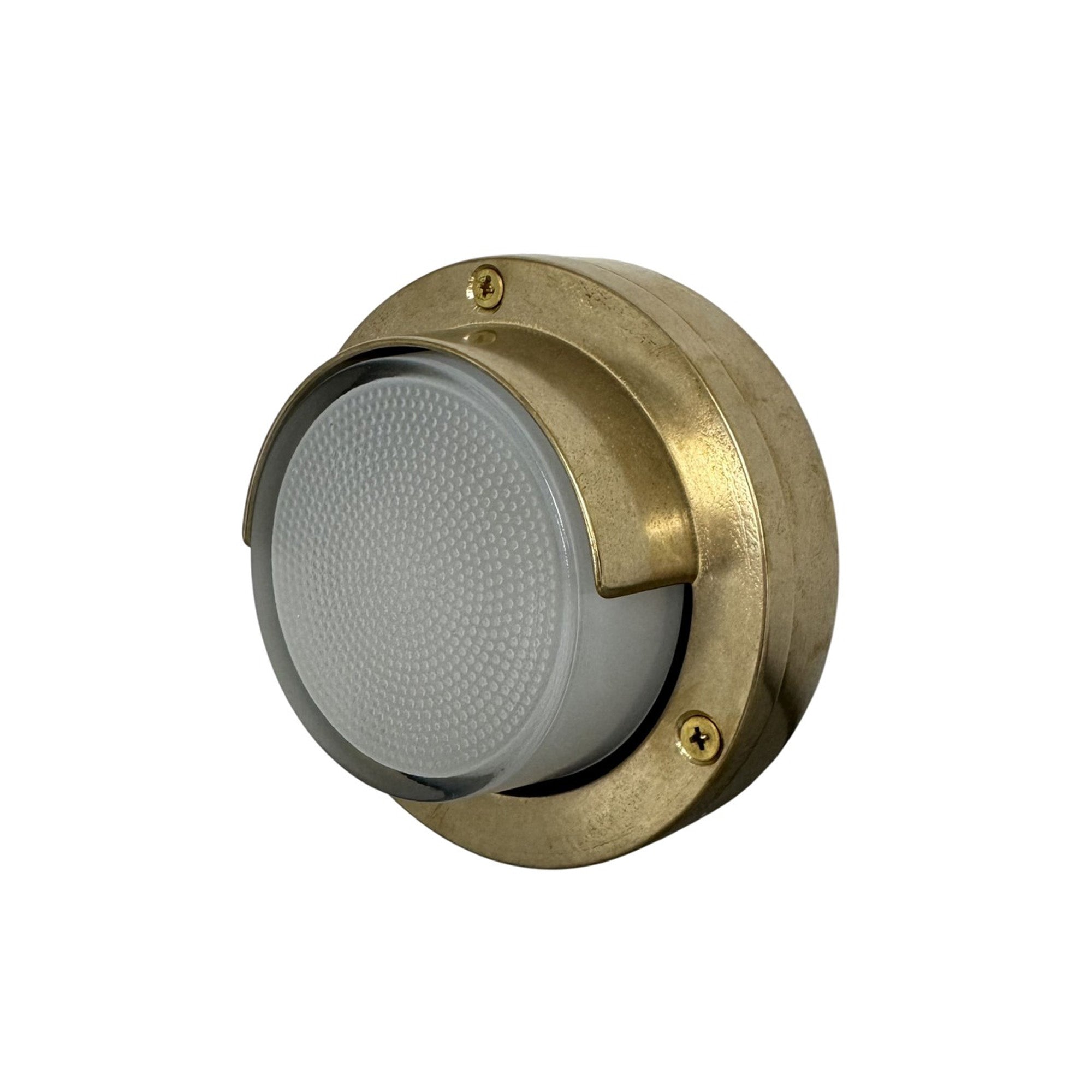 Navigator Walkway Eyelid Light - Raw Brass