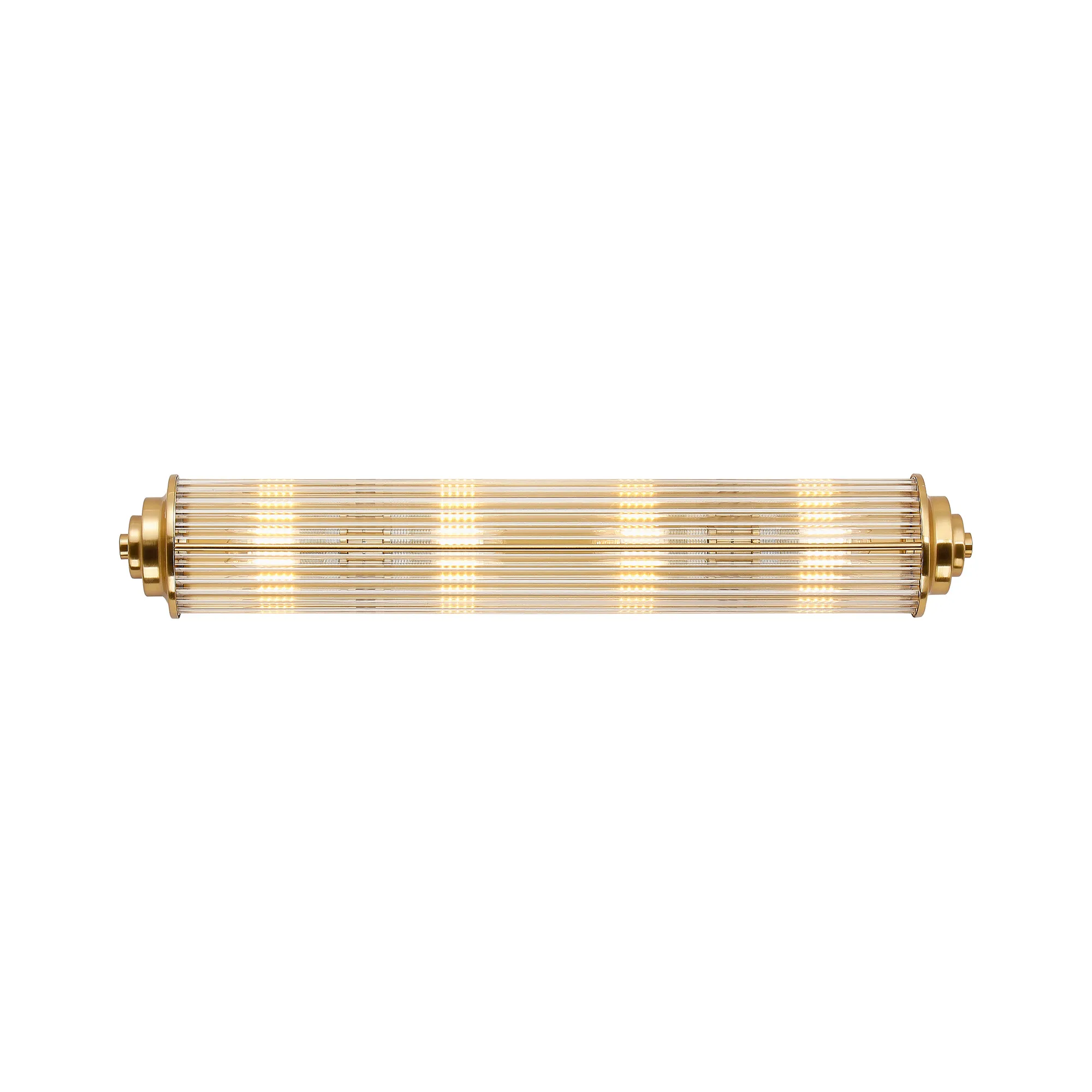 Fabula Wedgewood Large 4 Light Glass Rod Wall Light G9 IP44 - Gold