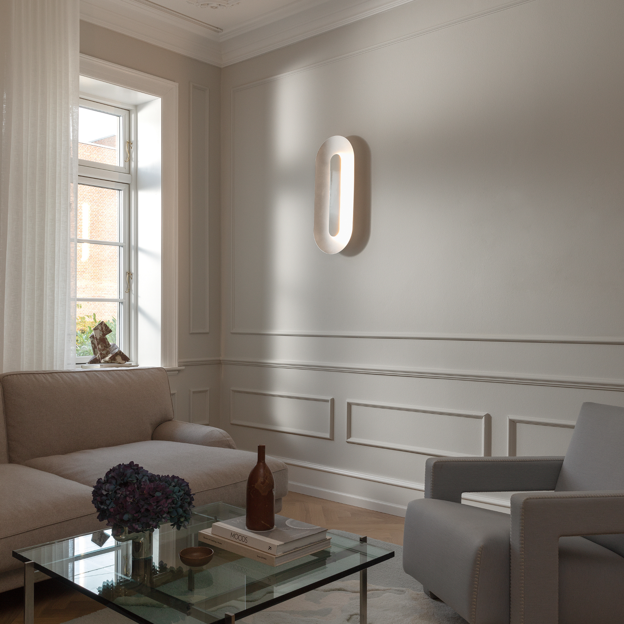 Nuura Sasi Large Wall Light - Silver
