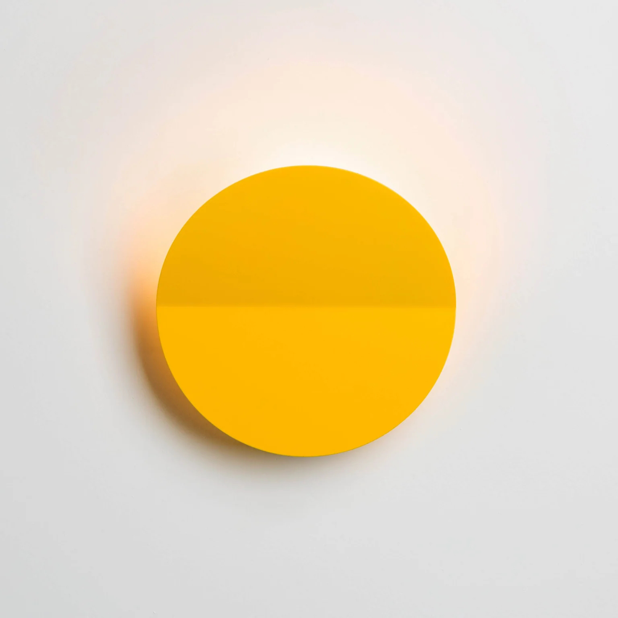 houseof. Round Diffuser Wall Light - Yellow