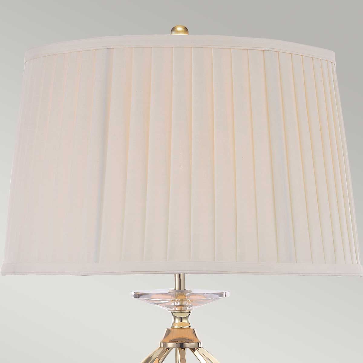 Elstead Aegean Single Table Lamp - Polished Brass