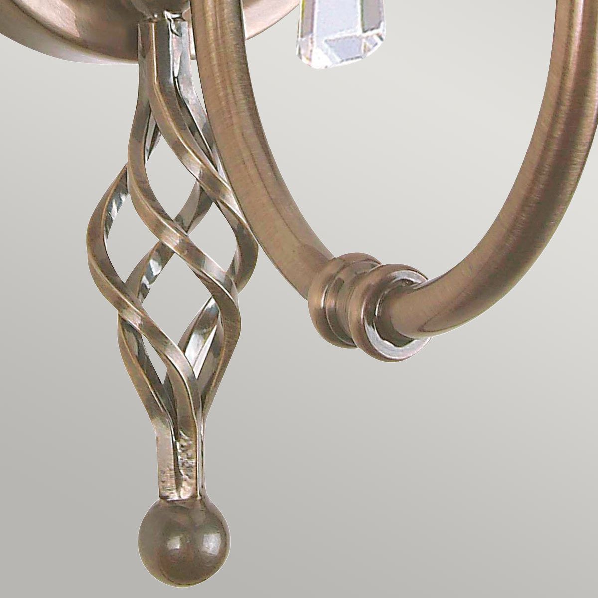 Elstead Aegean Single Wall Light - Aged Brass