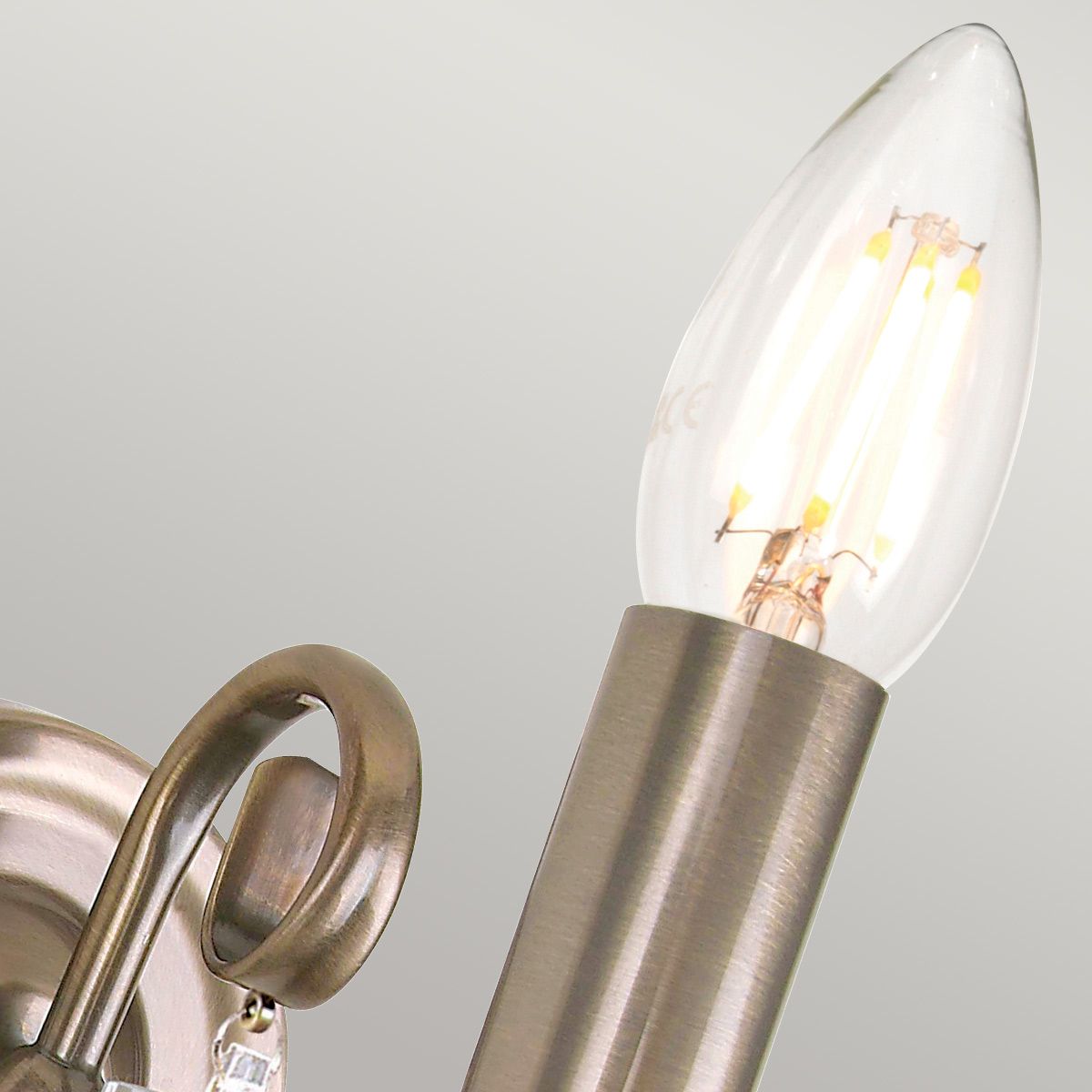 Elstead Aegean Single Wall Light - Aged Brass
