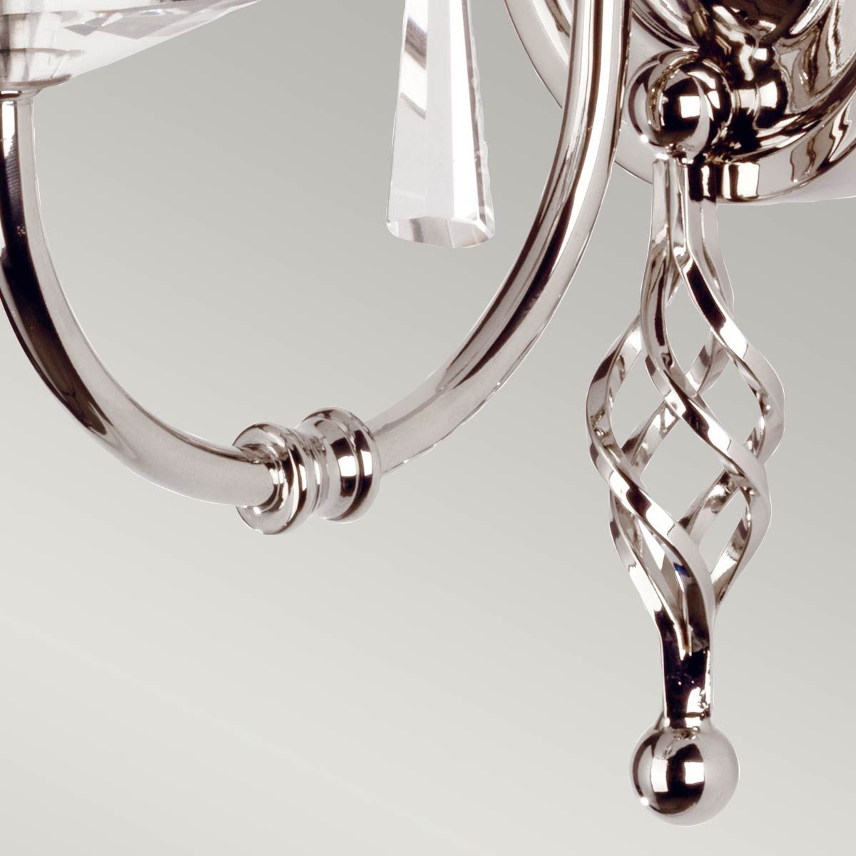 Elstead Aegean Single Wall Light - Polished Nickel