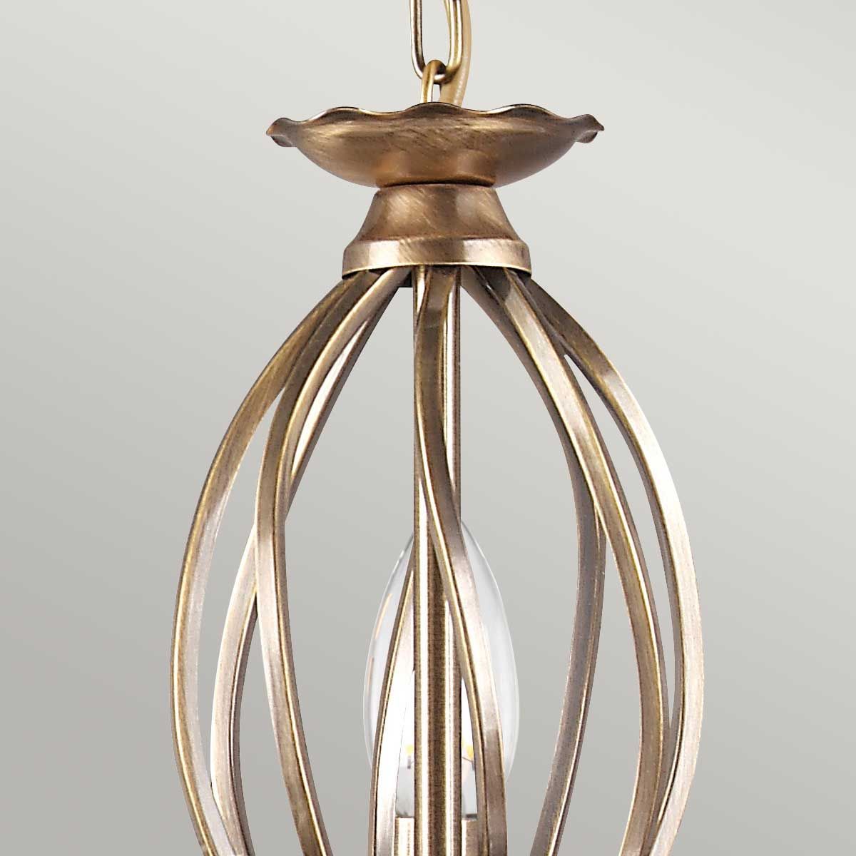 Elstead Aegean 5 Light Chandelier - Aged Brass