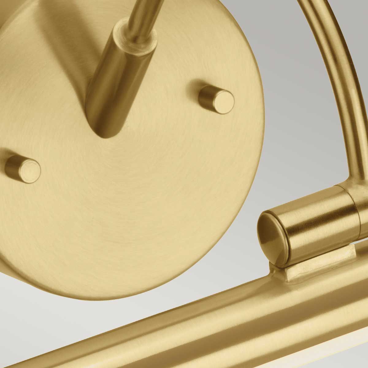 Elstead Alton Single Large LED Picture Light - Brushed Brass