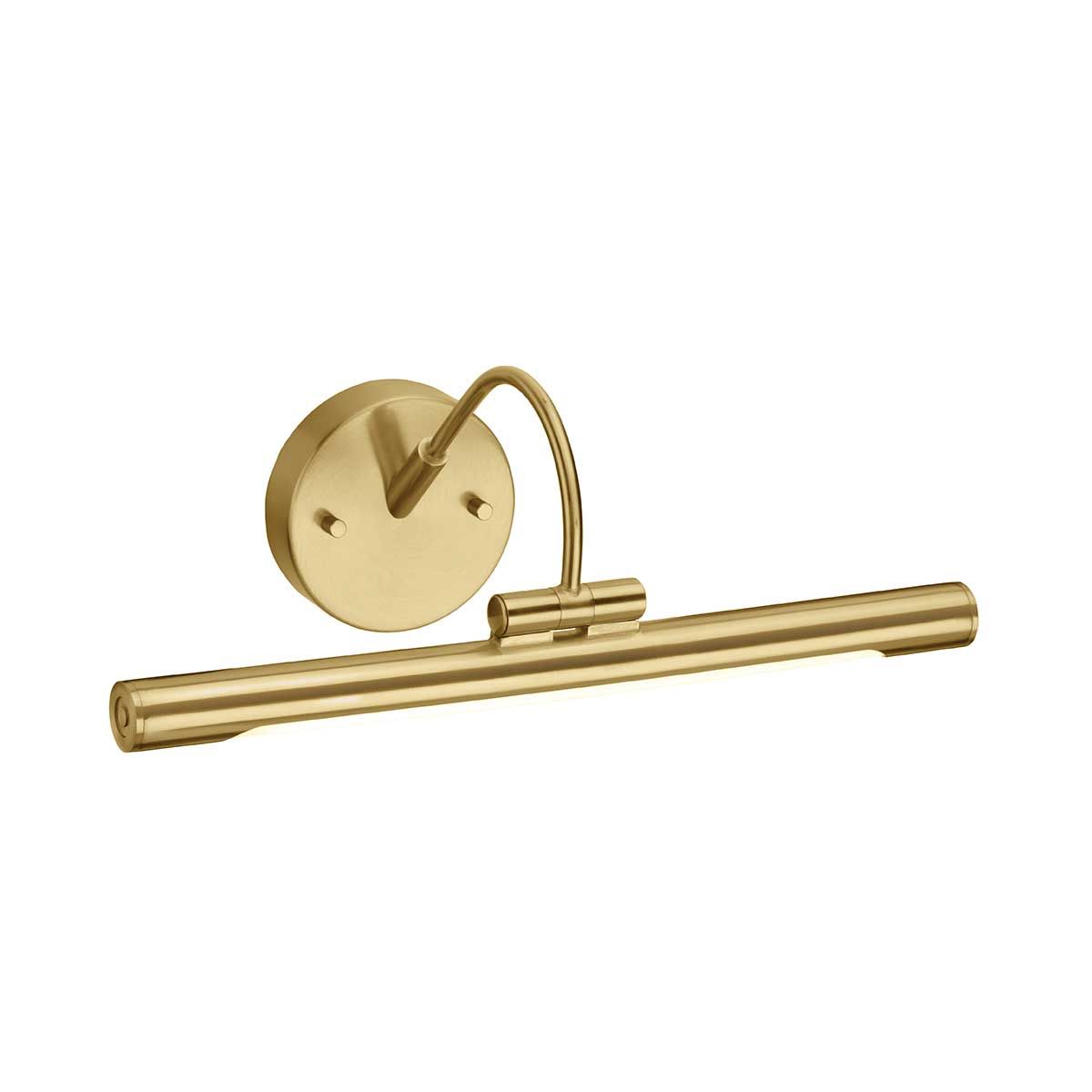 Elstead Alton Single Small LED Picture Light - Brushed Brass