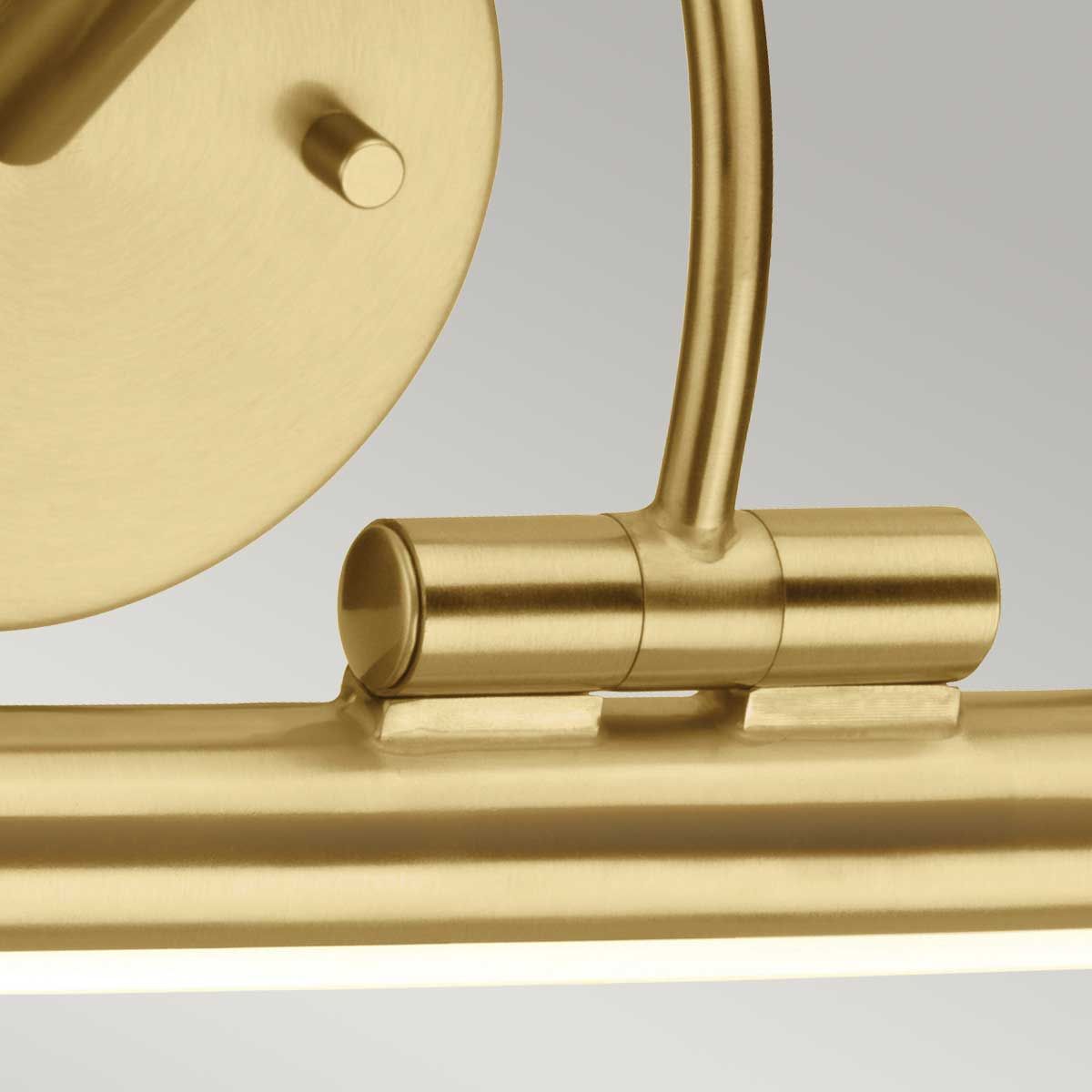 Elstead Alton Single Small LED Picture Light - Brushed Brass
