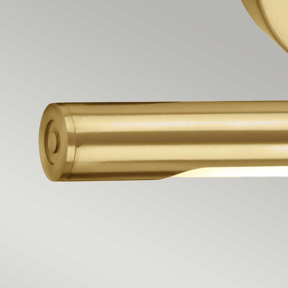 Elstead Alton Single Small LED Picture Light - Brushed Brass