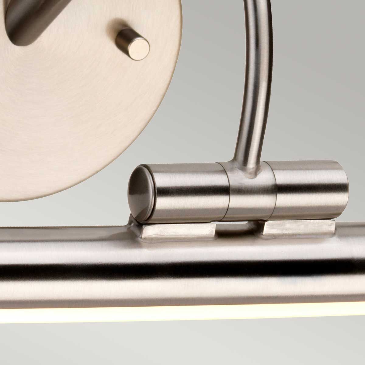 Elstead Alton Single Small LED Picture Light - Brushed Nickel