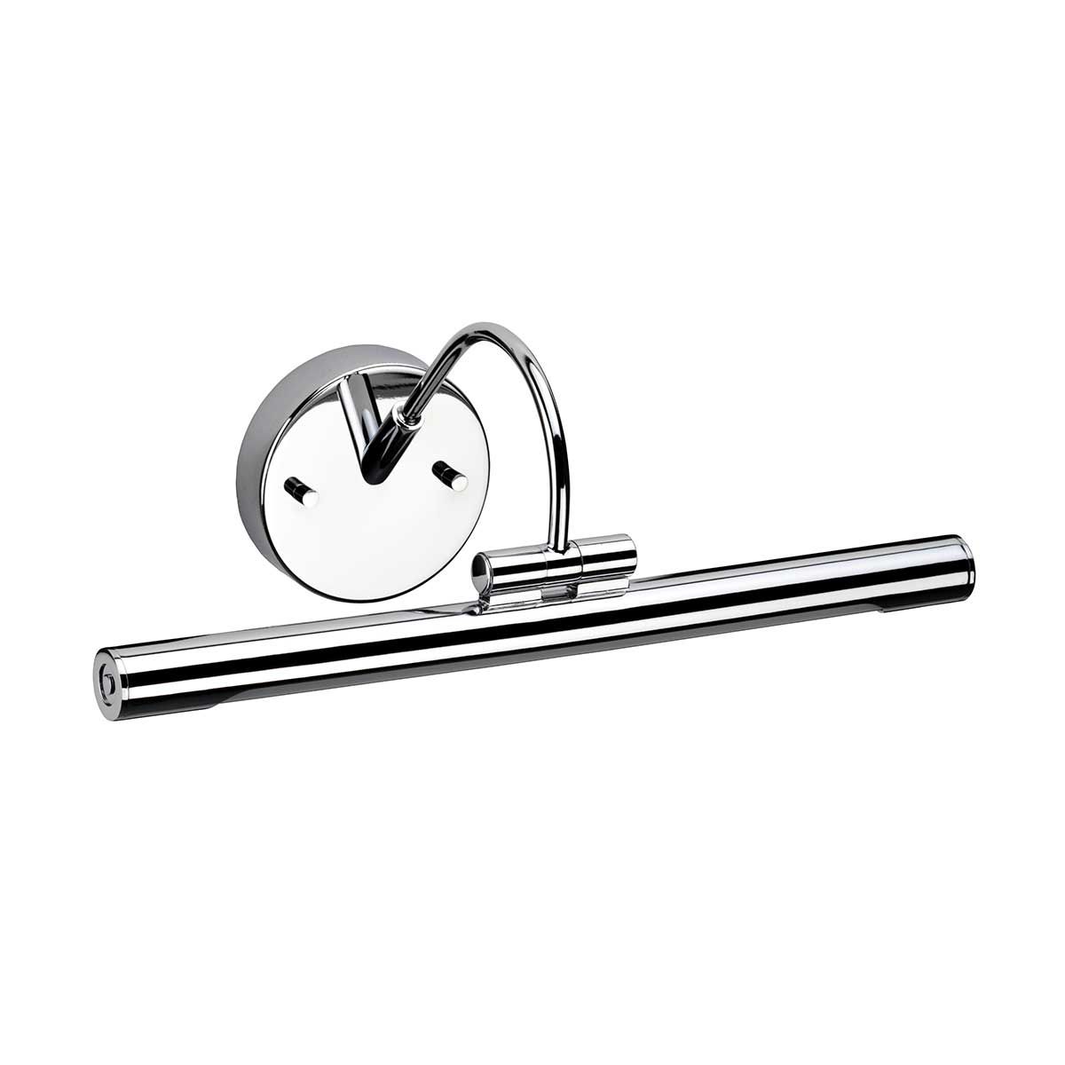 Elstead Alton Single Small LED Picture Light - Polished Chrome
