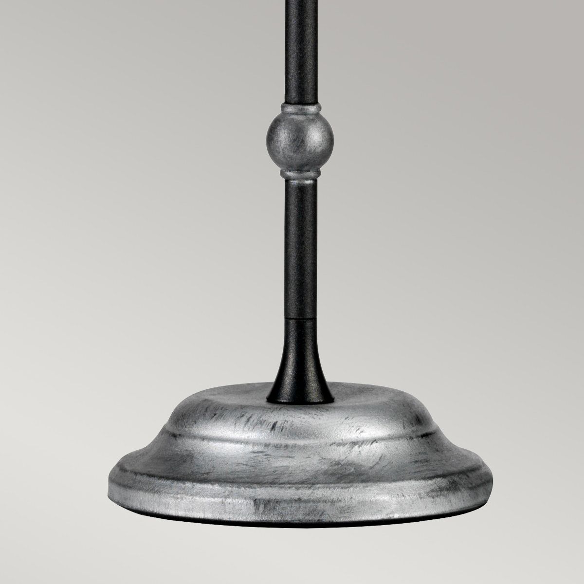 Elstead Amarilli Single Table Lamp - Black & Silver