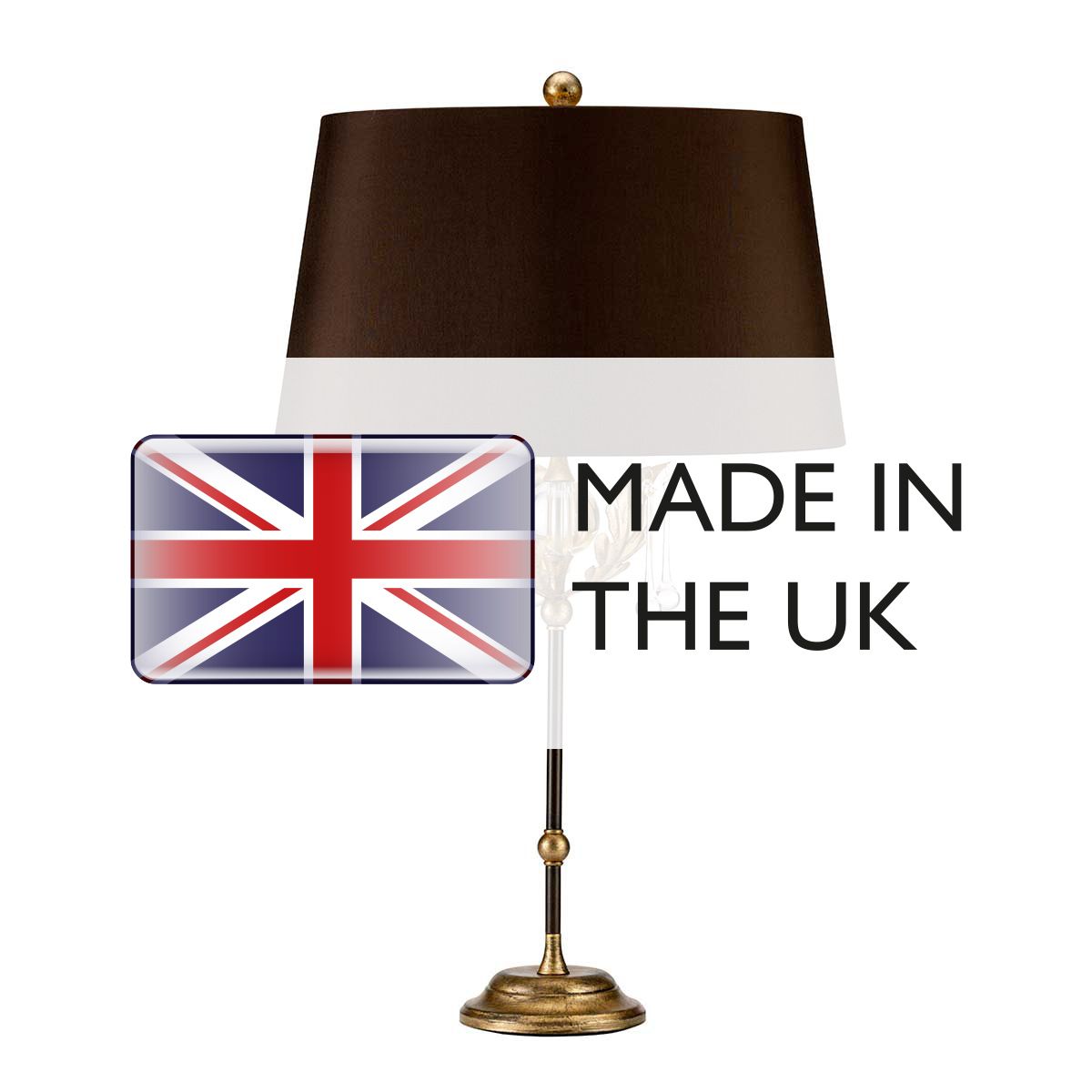 Elstead Amarilli Single Table Lamp - Bronze & Gold