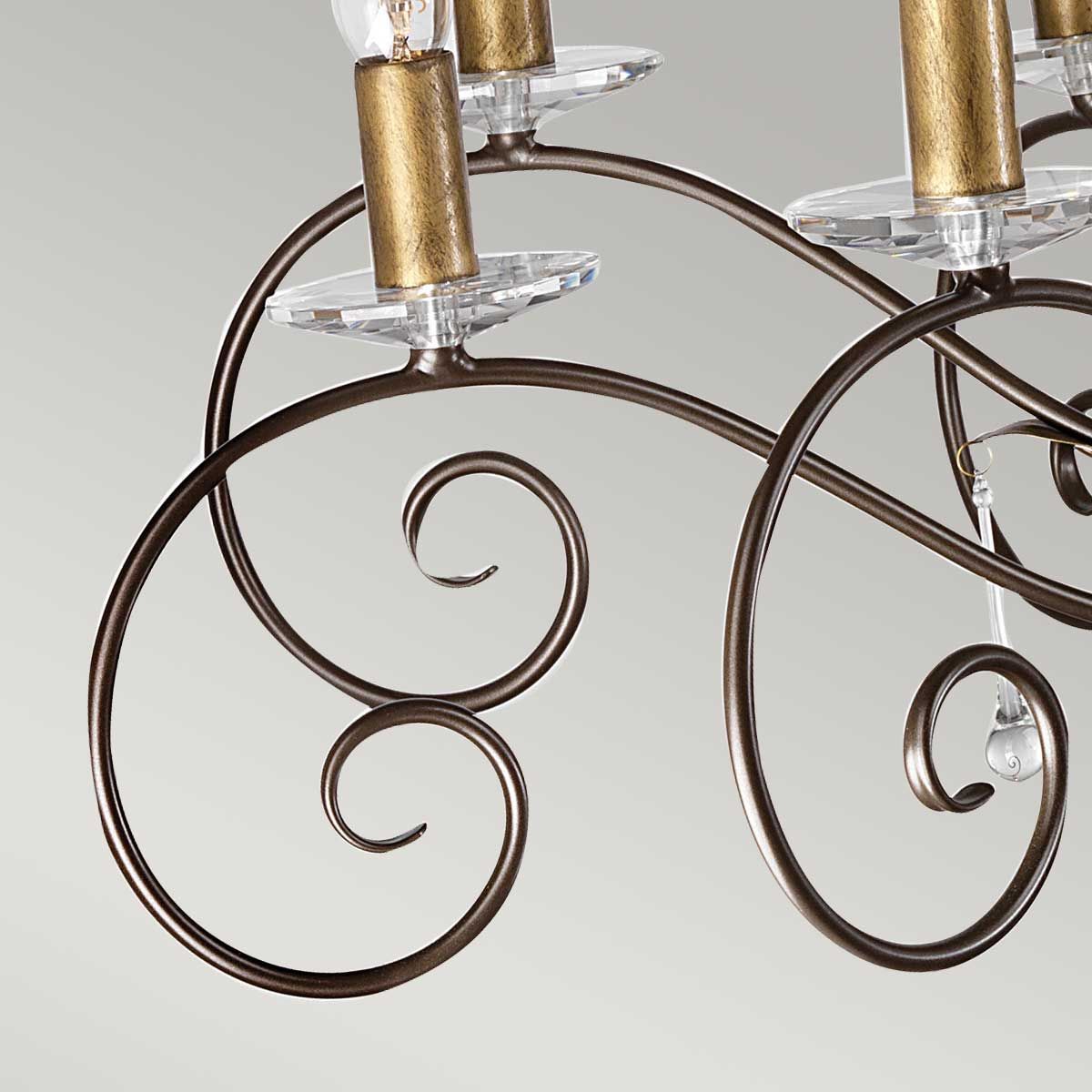 Elstead Amarilli 15 Light Chandelier - Bronze