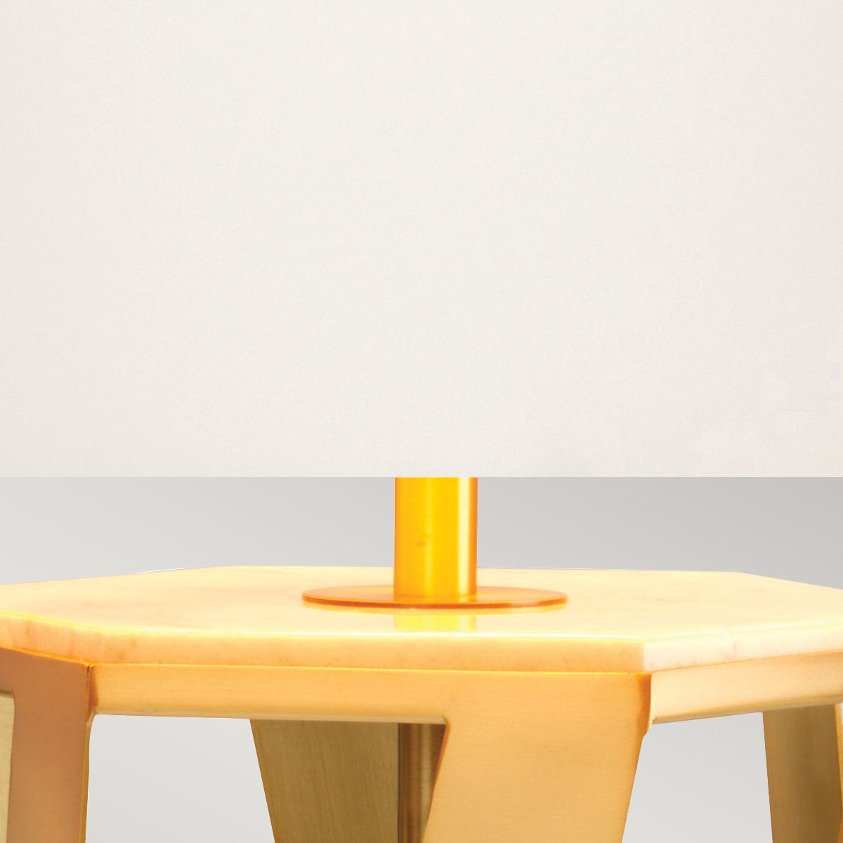 Elstead Apollo 1 Light Table Lamp - Brushed Brass