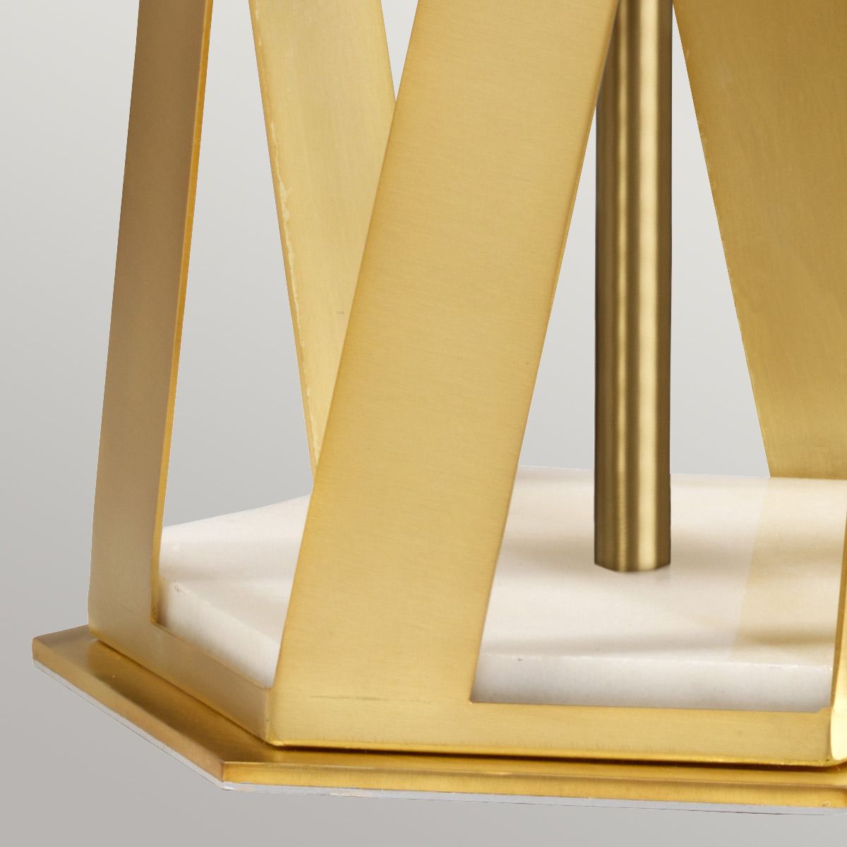 Elstead Apollo Single Table Lamp - Brushed Brass