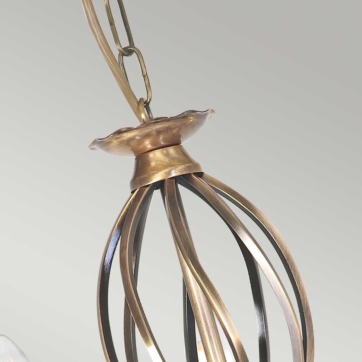 Elstead Artisan 5 Light Chandelier - Aged Brass