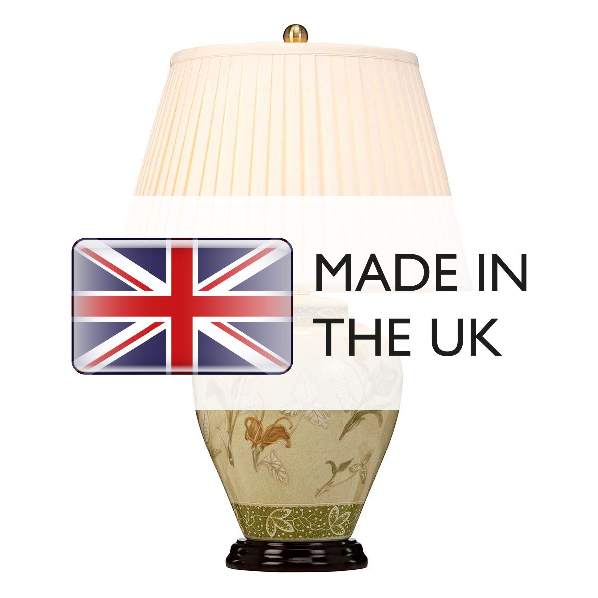 Elstead Arum Single Table Lamp - Aged Brass