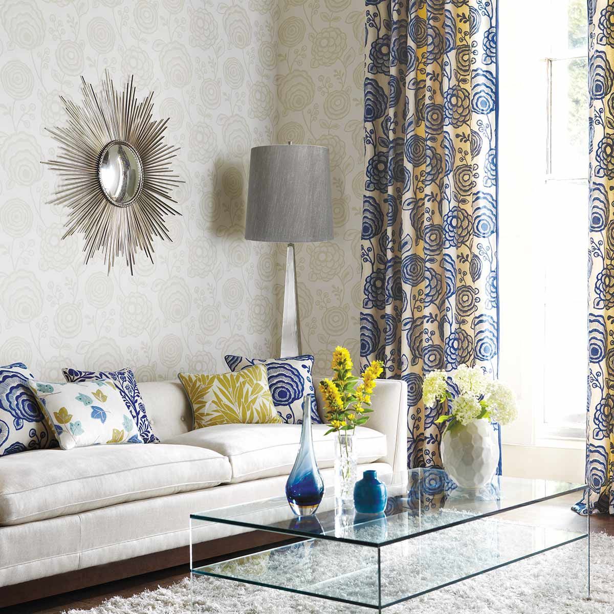 Elstead Ascent Single Floor Lamp - Polished Nickel