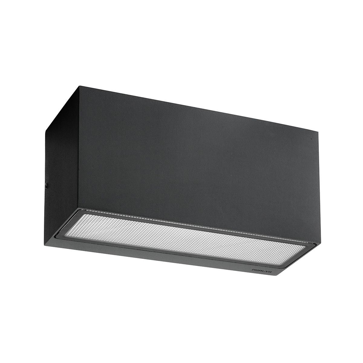 Norlys Asker Single Up and Down E27 Wall Light - Graphite
