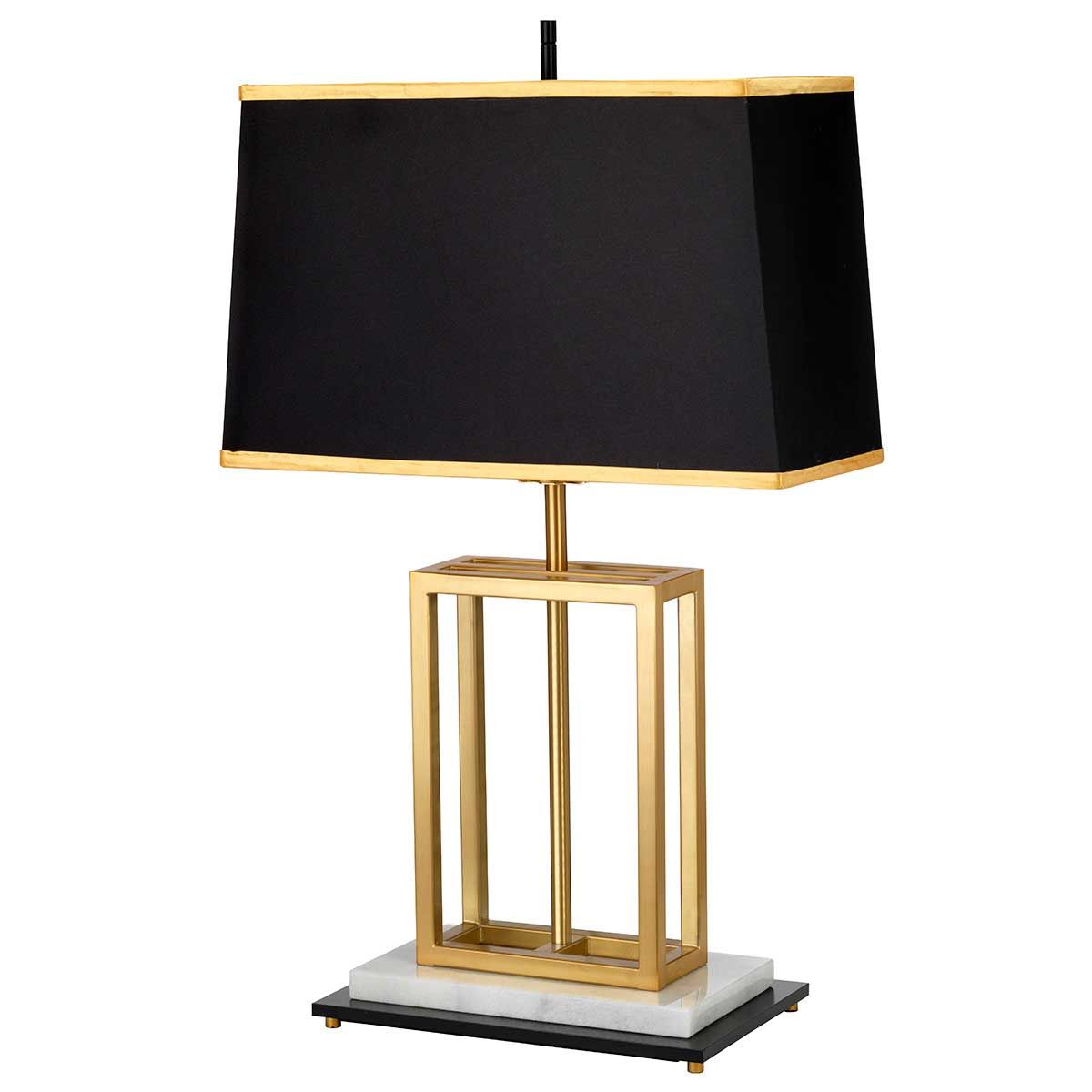 Elstead Atlas Single Table Lamp - Brushed Brass