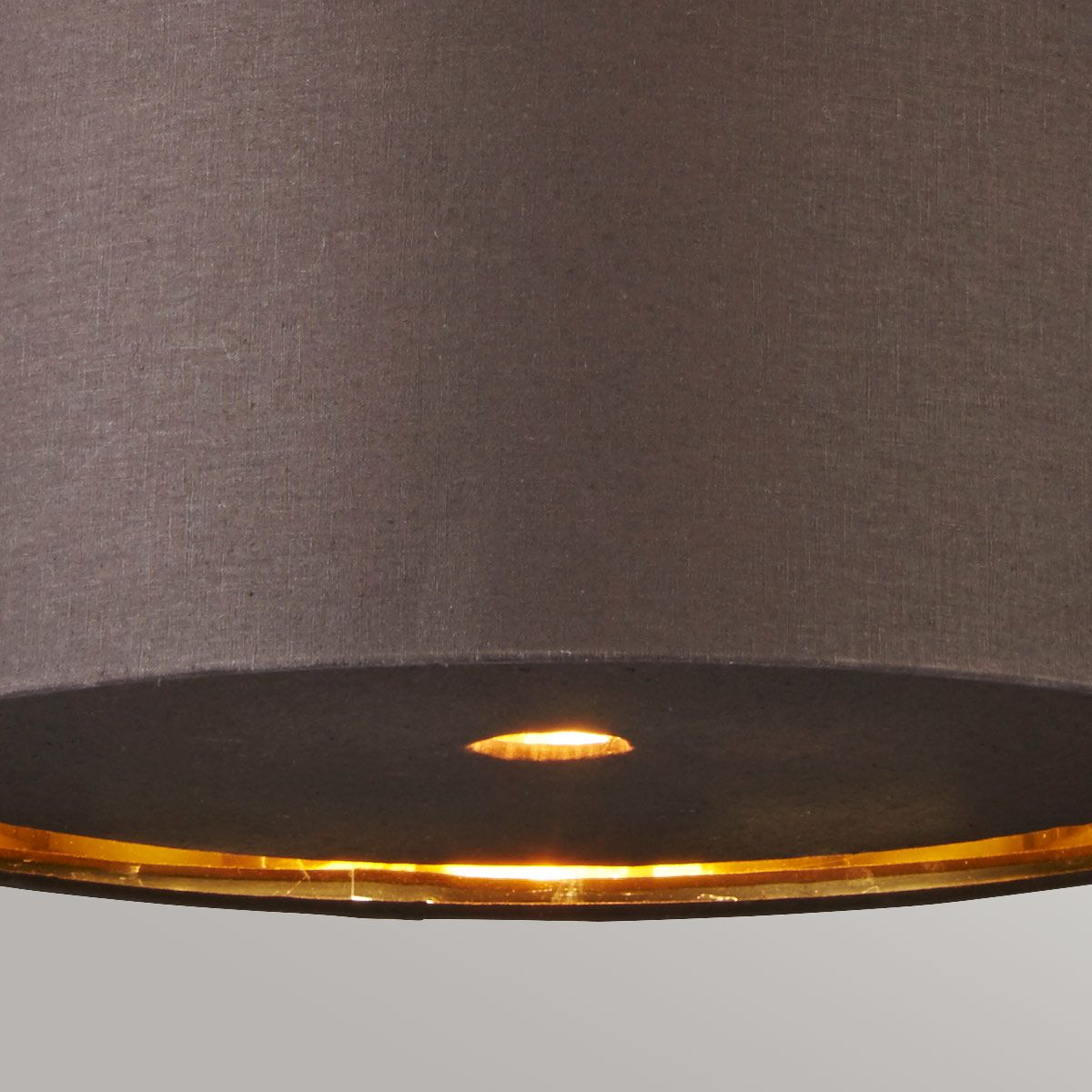 Elstead Balance Single Pendant - Brown & Polished Brass