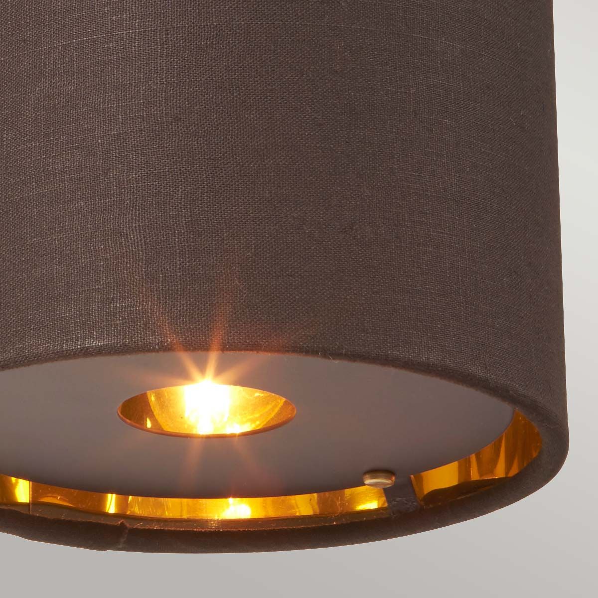 Elstead Balance Single Wall Light - Brown & Polished Brass