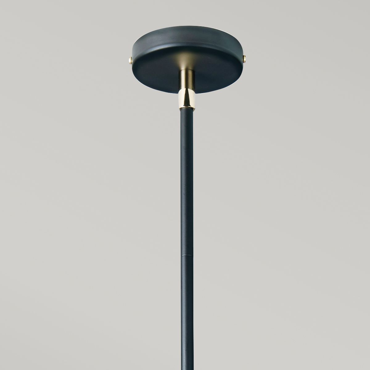 Elstead Balance 5 Light Chandelier - Black & Polished Nickel