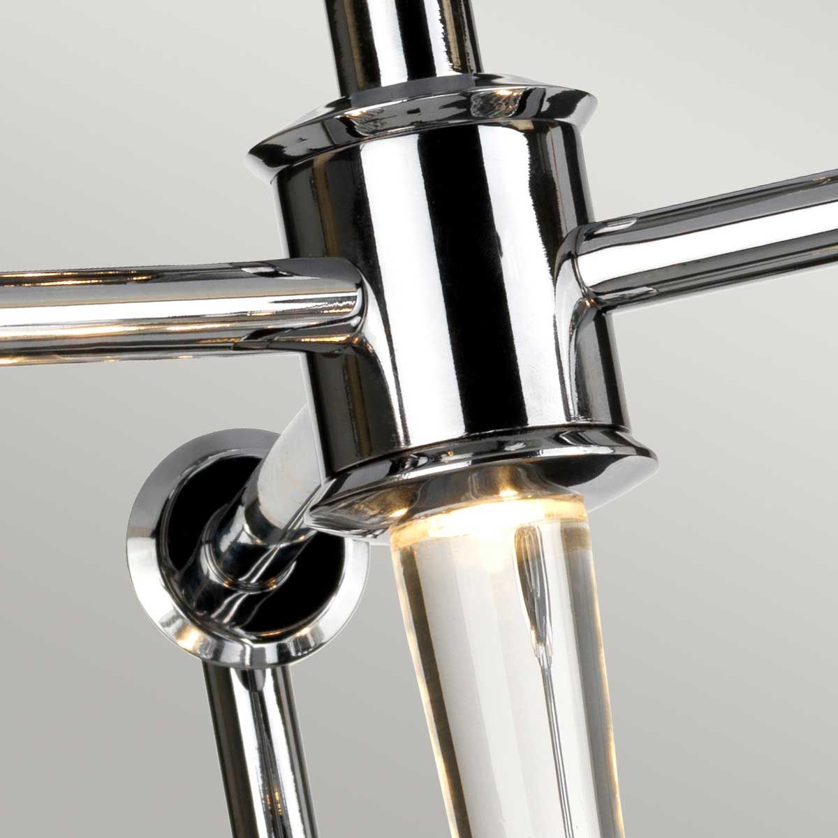 Elstead Agatha 3 Light Bathroom Pendant - Polished Chrome