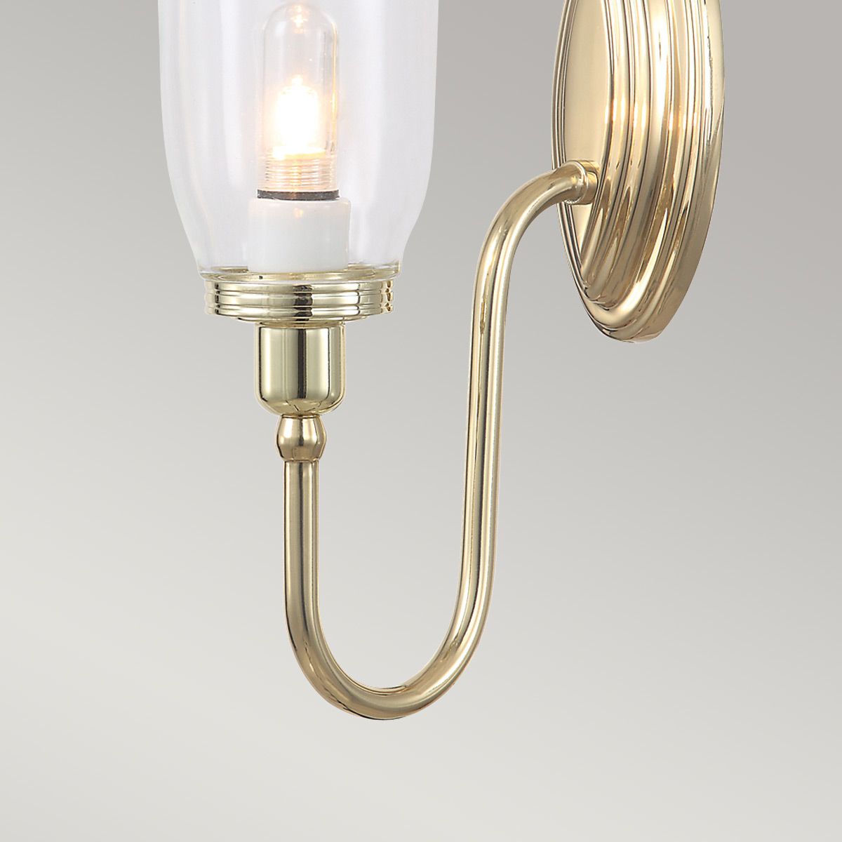 Elstead Blake Single Bathroom Wall Light - Polished Brass