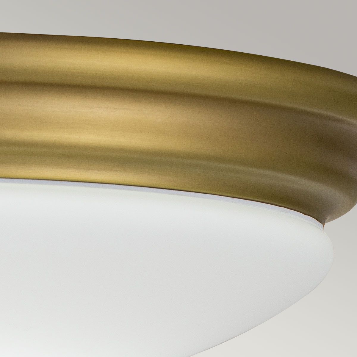 Elstead Brompton Single Bathroom Flush Fitting - Brushed Brass