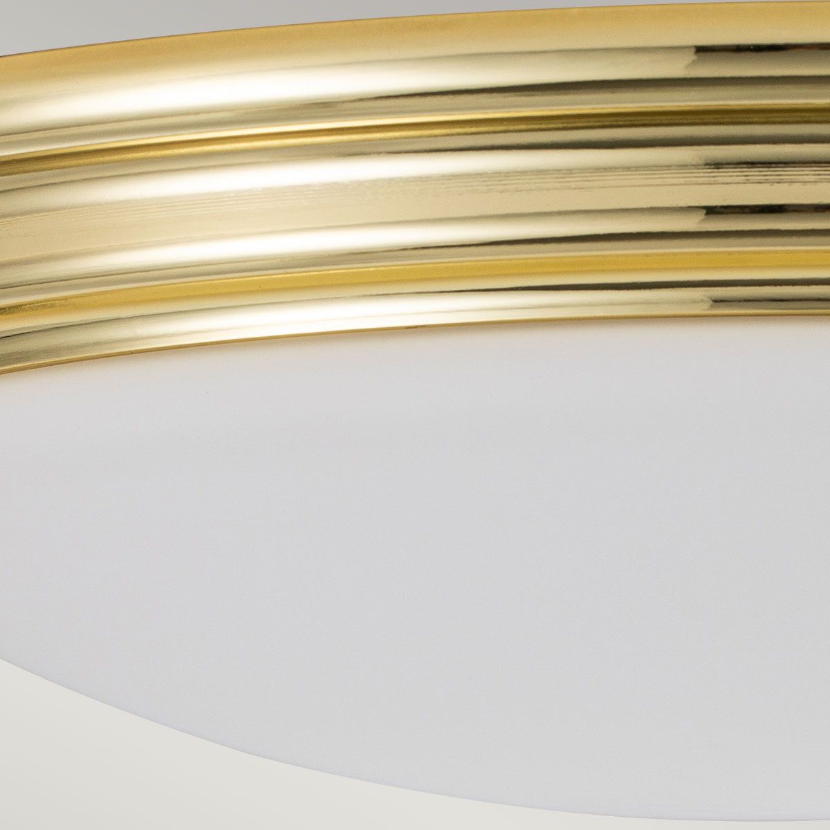 Elstead Brompton Single Bathroom Flush Fitting - Polished Brass