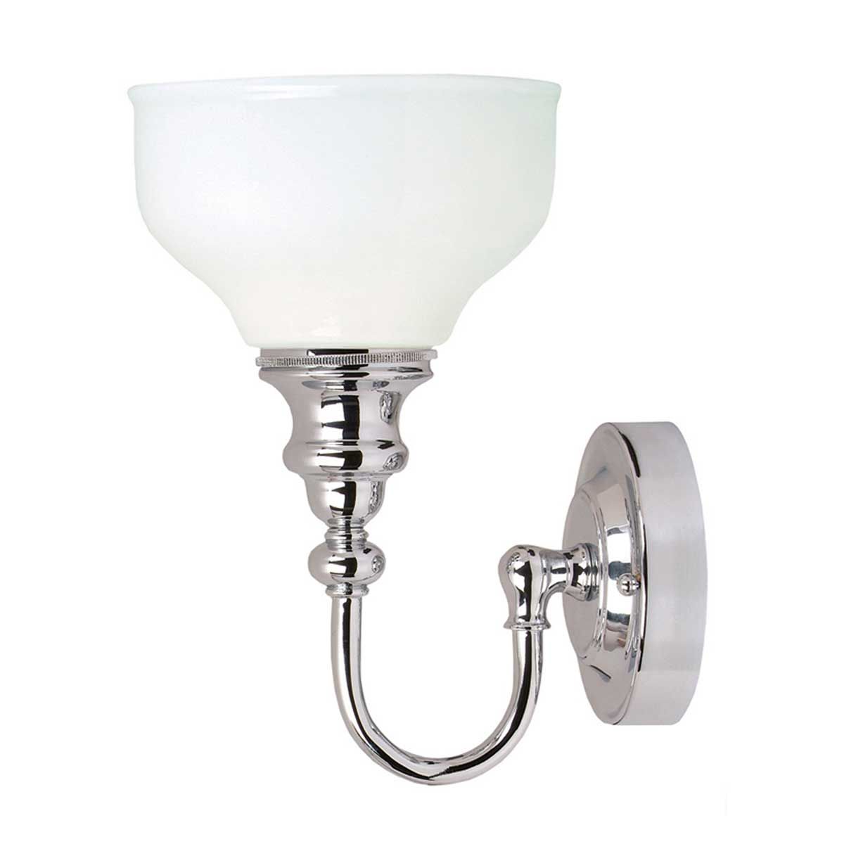 Elstead Cheadle Single Bathroom Wall Light - Polished Chrome