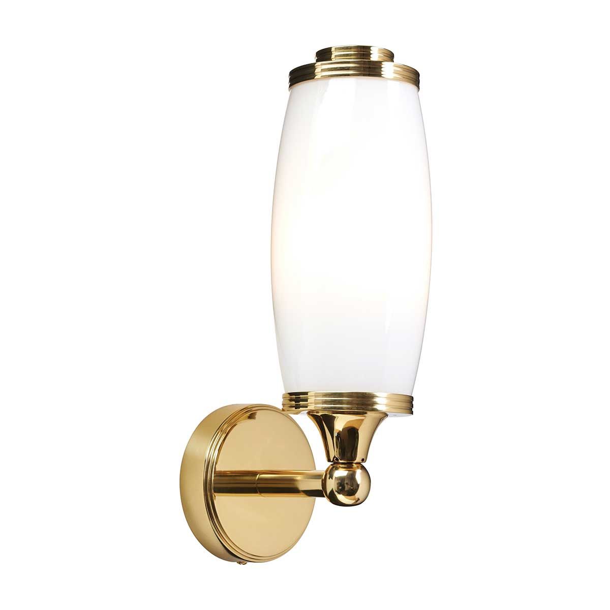 Elstead Eliot Single Bathroom Wall Light- Polished Brass