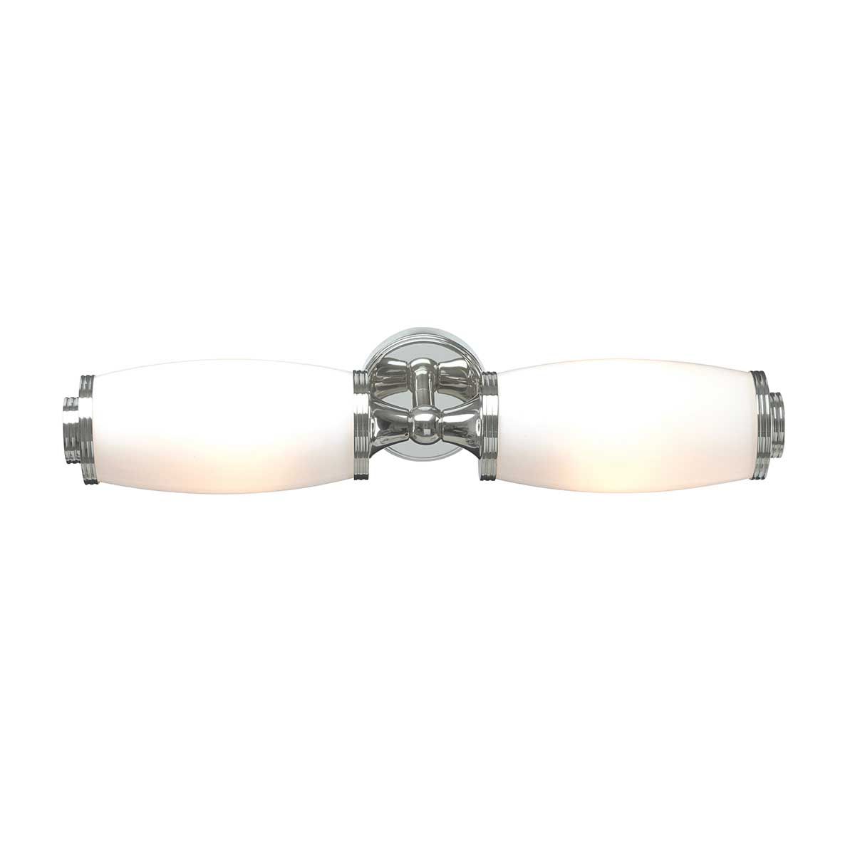 Elstead Eliot Two Light Bathroom Wall Light - Polished Chrome
