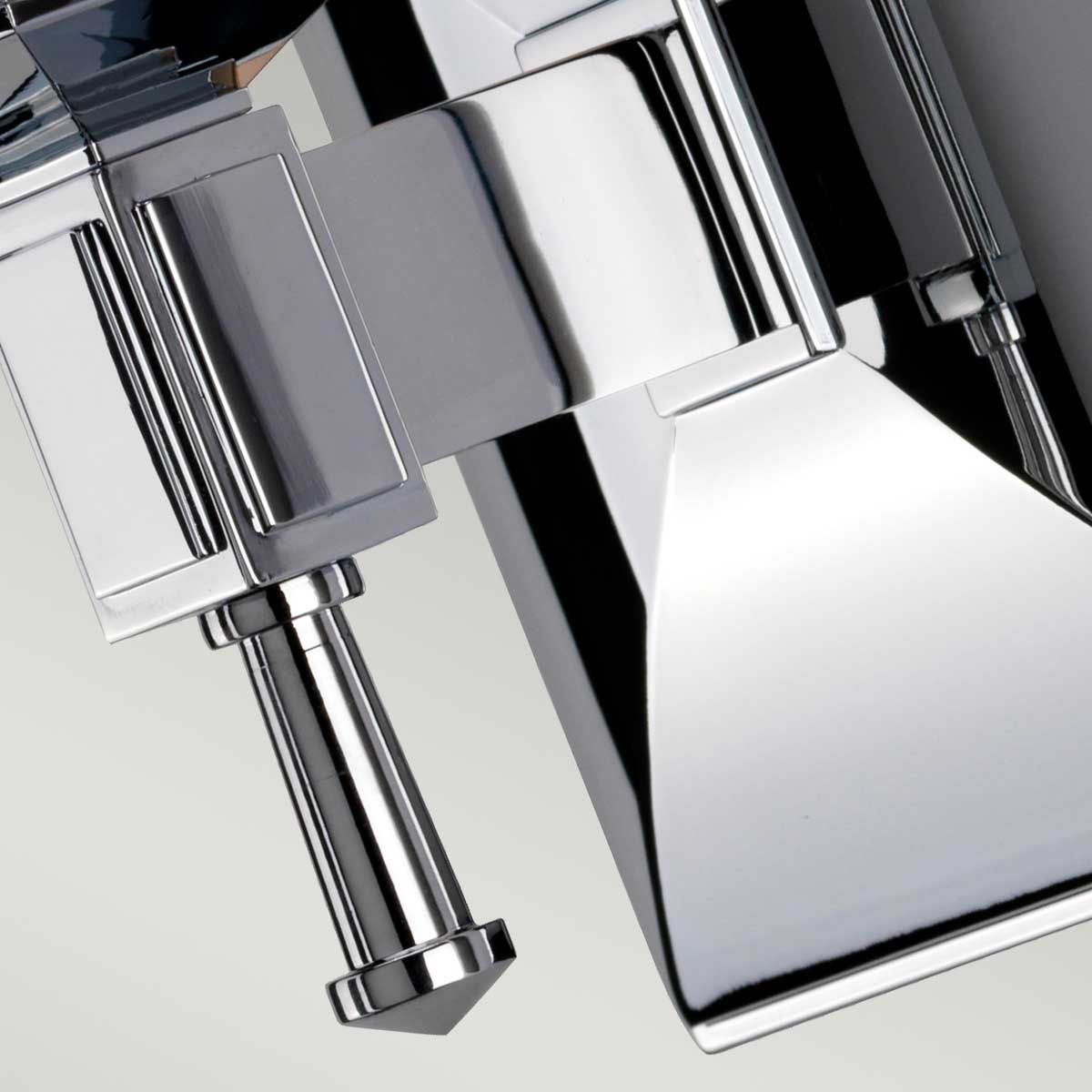 Elstead Shirebrook Single Bathroom Wall Light - Chrome