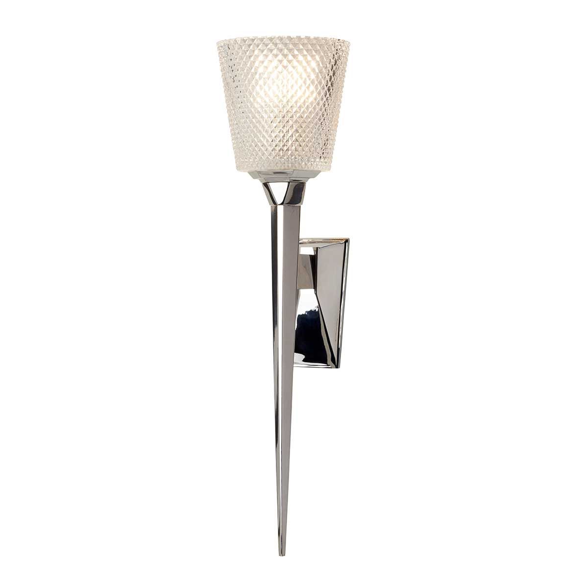 Elstead Verity Single Bathroom Wall Light - Polished Chrome
