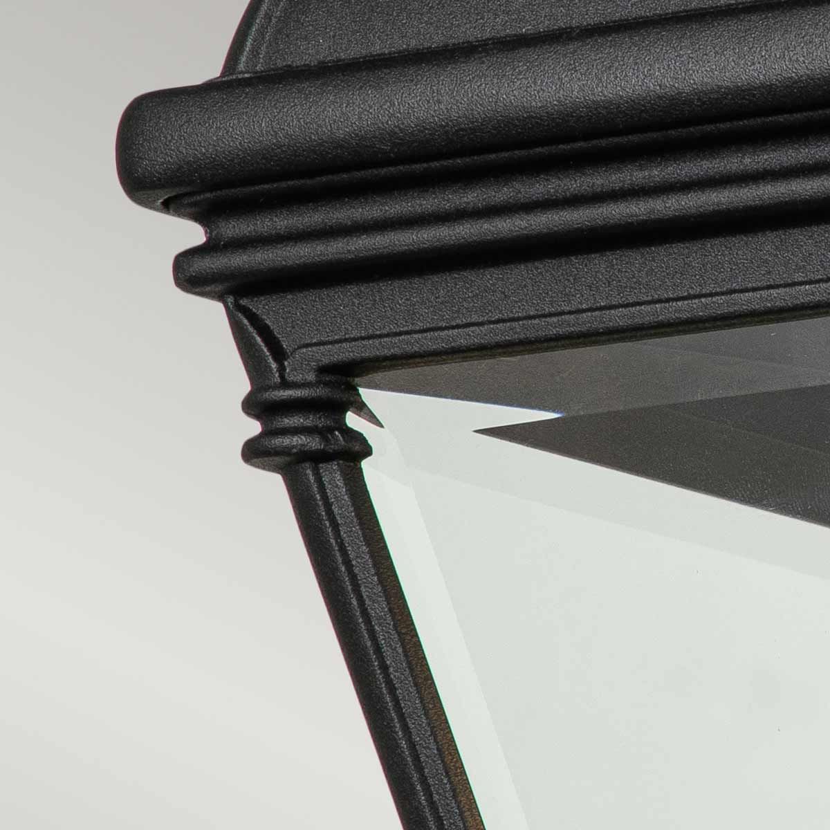 Elstead Bayview Single Large Wall Lantern - Black