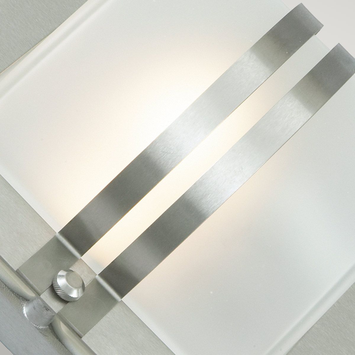 Norlys Bern Single Wall Lantern - Stainless Steel with Frosted Glass