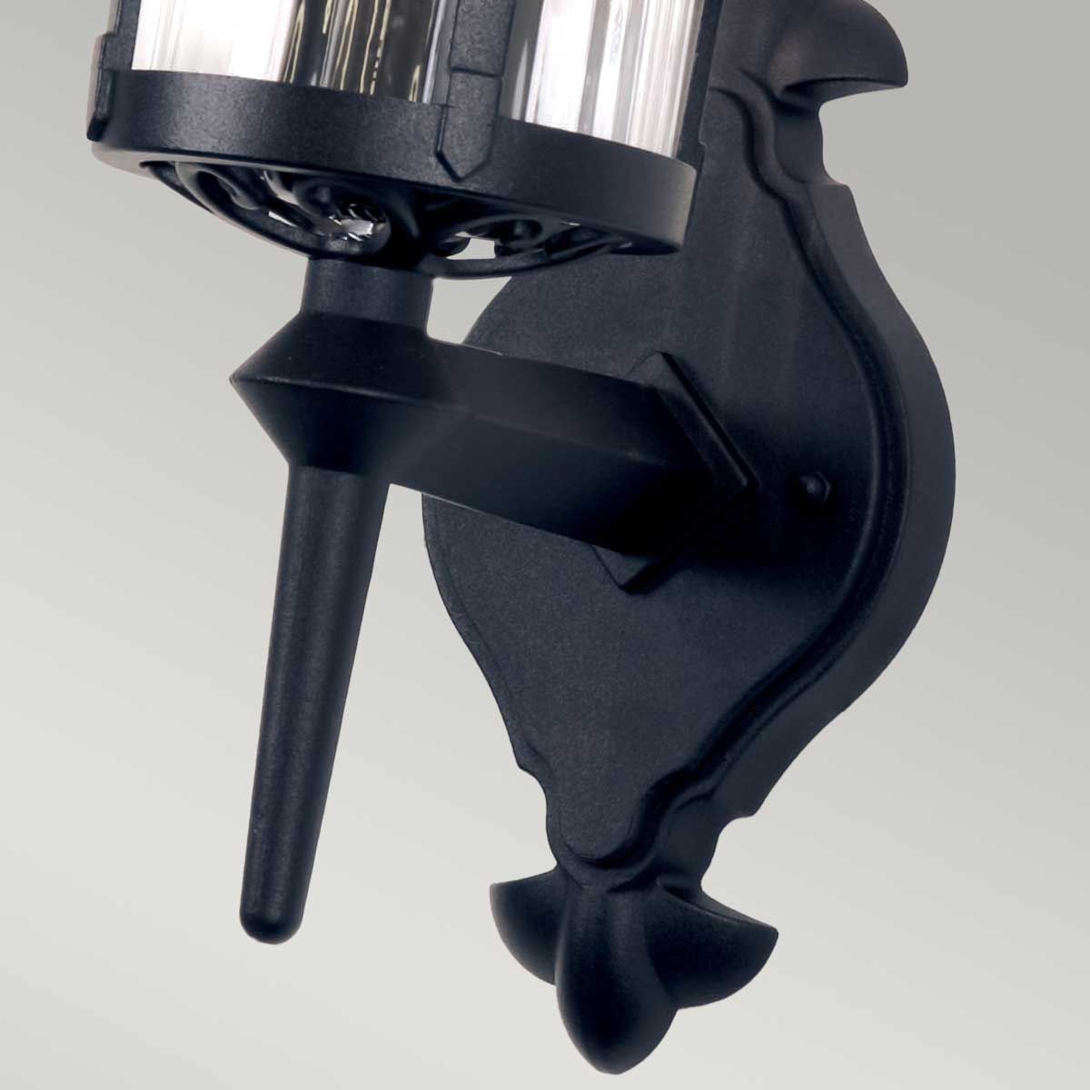 Elstead Hereford Single Wall Lantern - Black