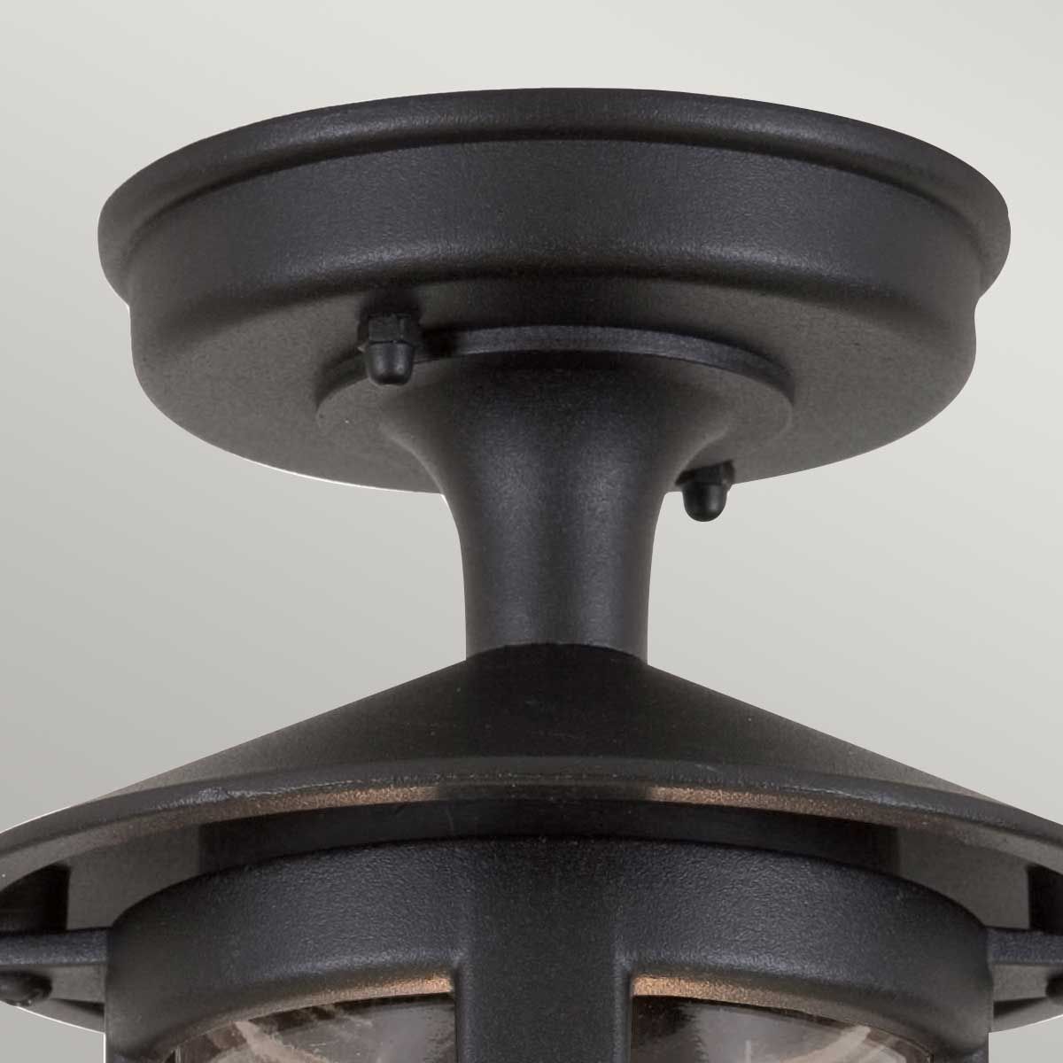 Elstead Hereford Window Single Porch Lantern - Black