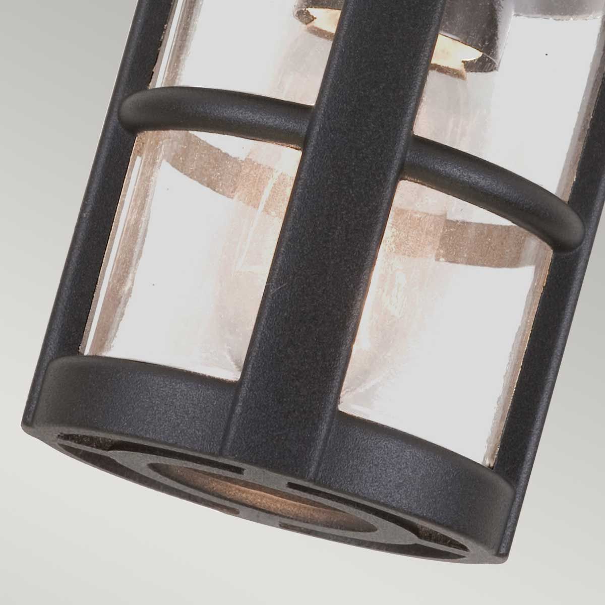 Elstead Hereford Window Single Porch Lantern - Black