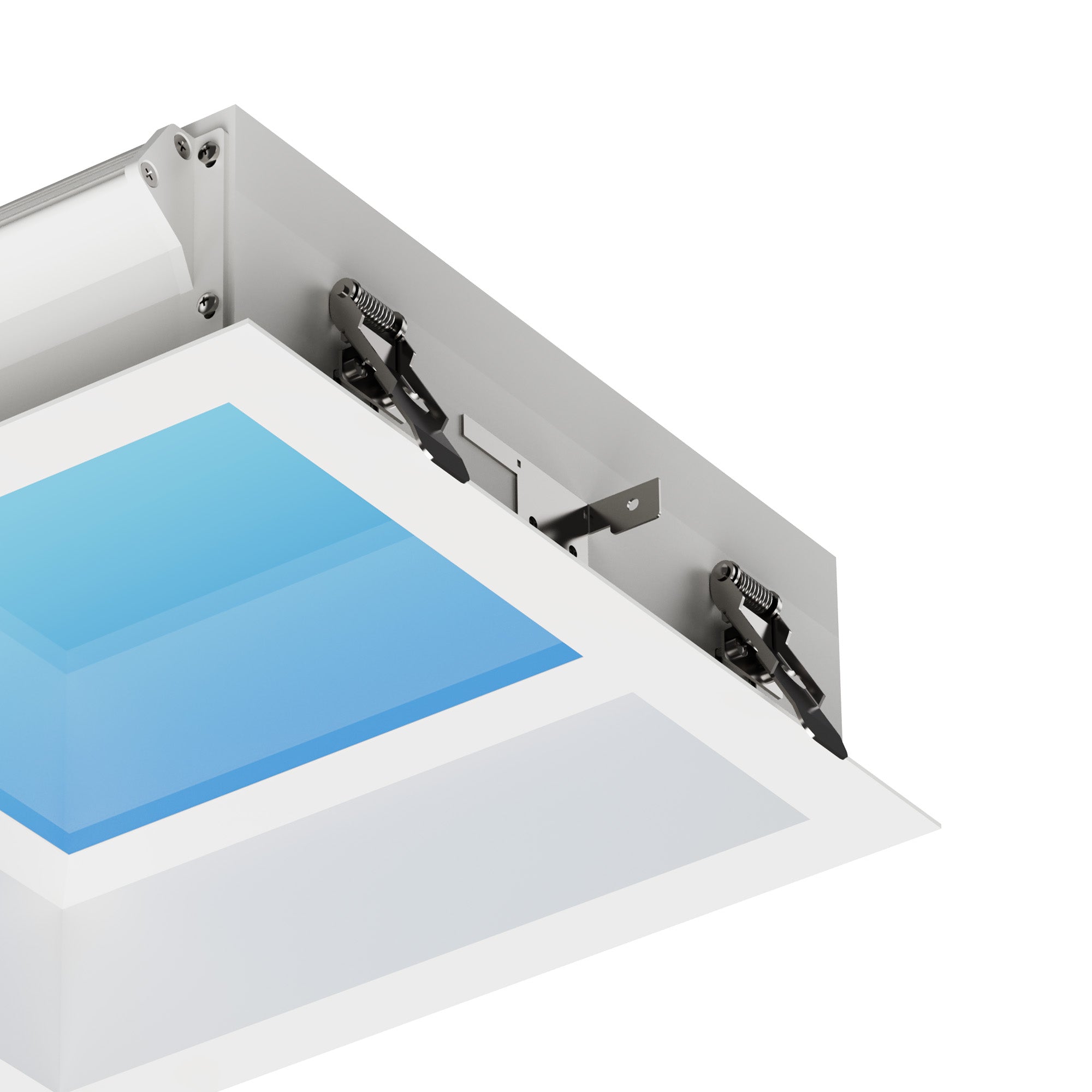 Mantra Blue Sky Square Recessed Panel 16W LED - Matt White