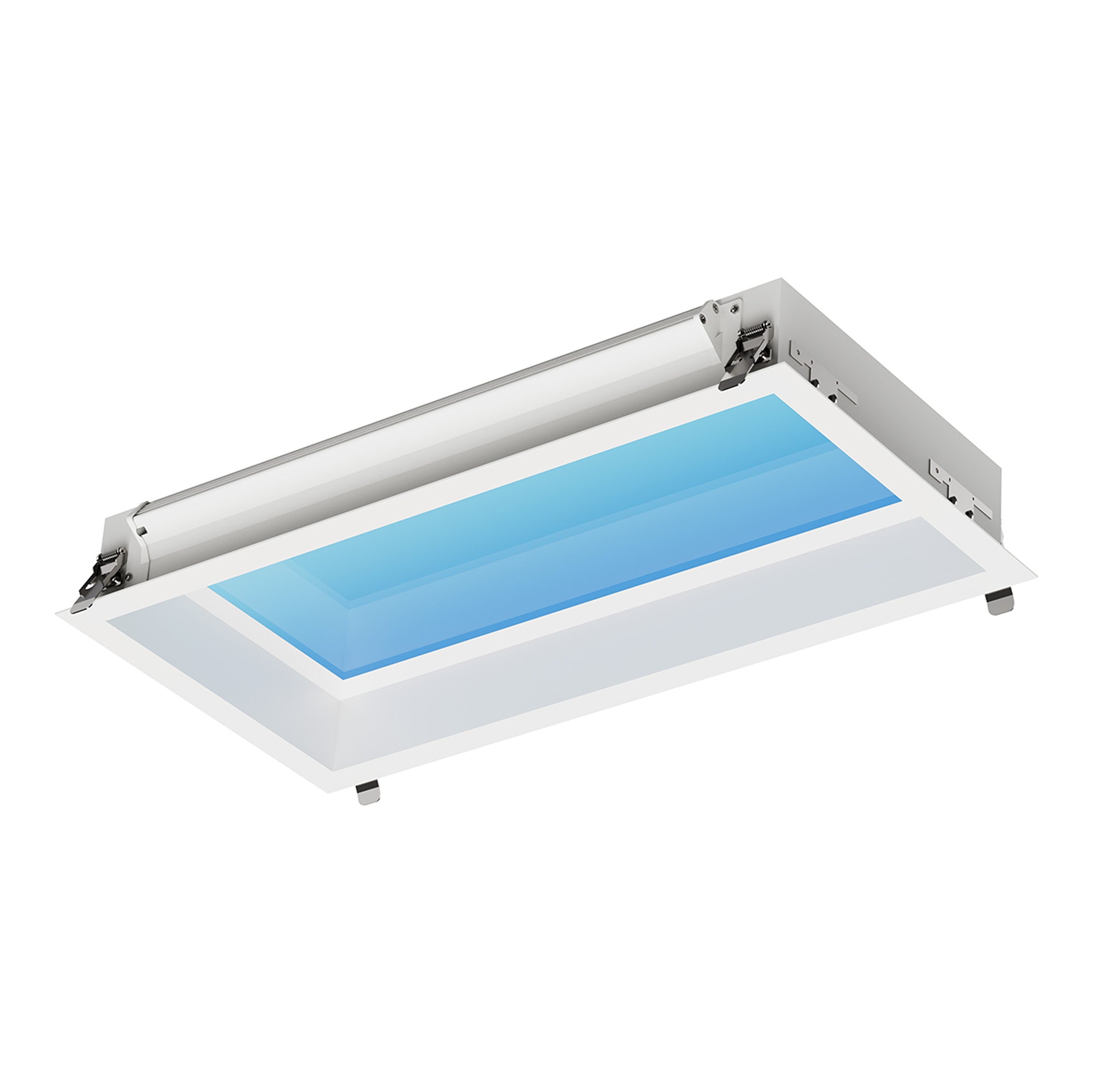 Mantra Blue Sky Rectangular Recessed Panel 35W LED - Matt White